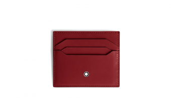 MST credit card holder, Russet * 198754* Montblanc leather