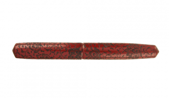 Cpic. Housoge Aka Tamenuri/Charcoal, Cigar Piccolo * Nakaya