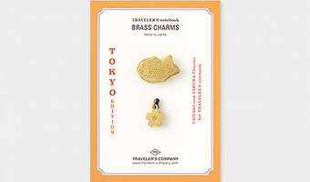 Traveler's notebook TOKYO EDITION Brass charm * Traveler's Company Japan