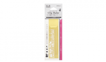 01. Clip and stencil ruler cats * Midori Stationery