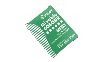 Green Parallel pen ink cartridges * Pilot