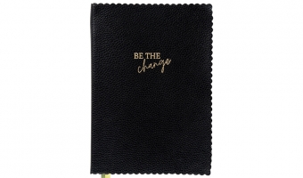 10. Journal, black, Be the change * Artebene