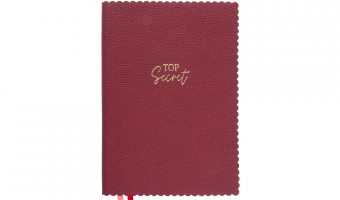 NEW 12. Journal, Burgundy, Top Secret * Artebene