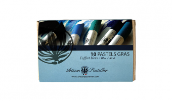 10 Oliepastels Kleurtoon Blauw * Artisan Pastellier