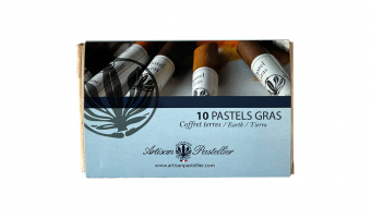 10 Oliepastels Kleurtoon Bruin * Artisan Pastellier