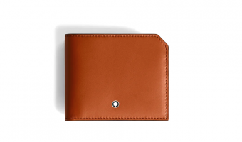 Meisterstück Wallet 6cc Rust * 198744 * Montblanc leather