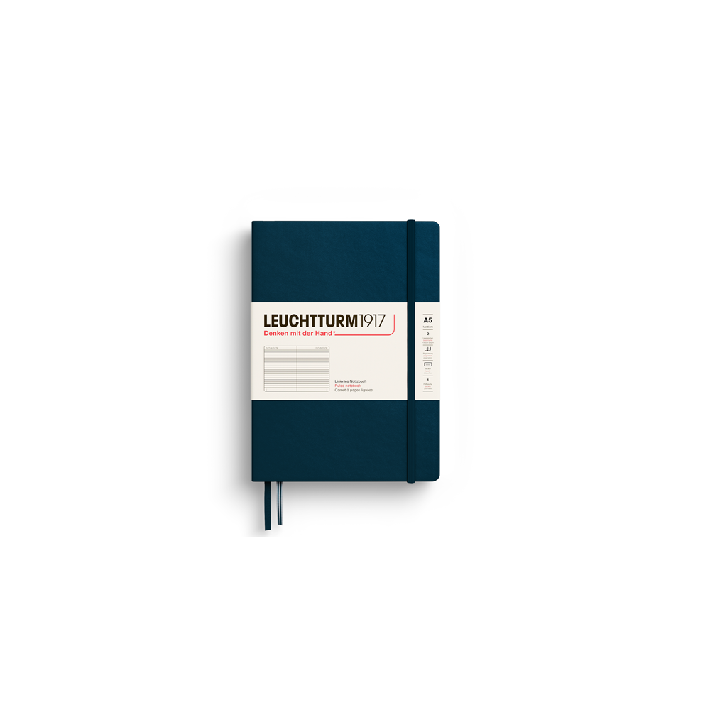 Notebook A5, Hardcover, Deep Sea * Leuchtturm1917