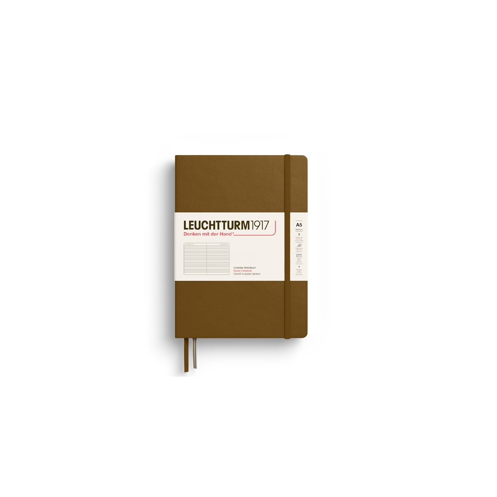 Notebook A5, Hardcover, Spice Brown * Leuchtturm1917