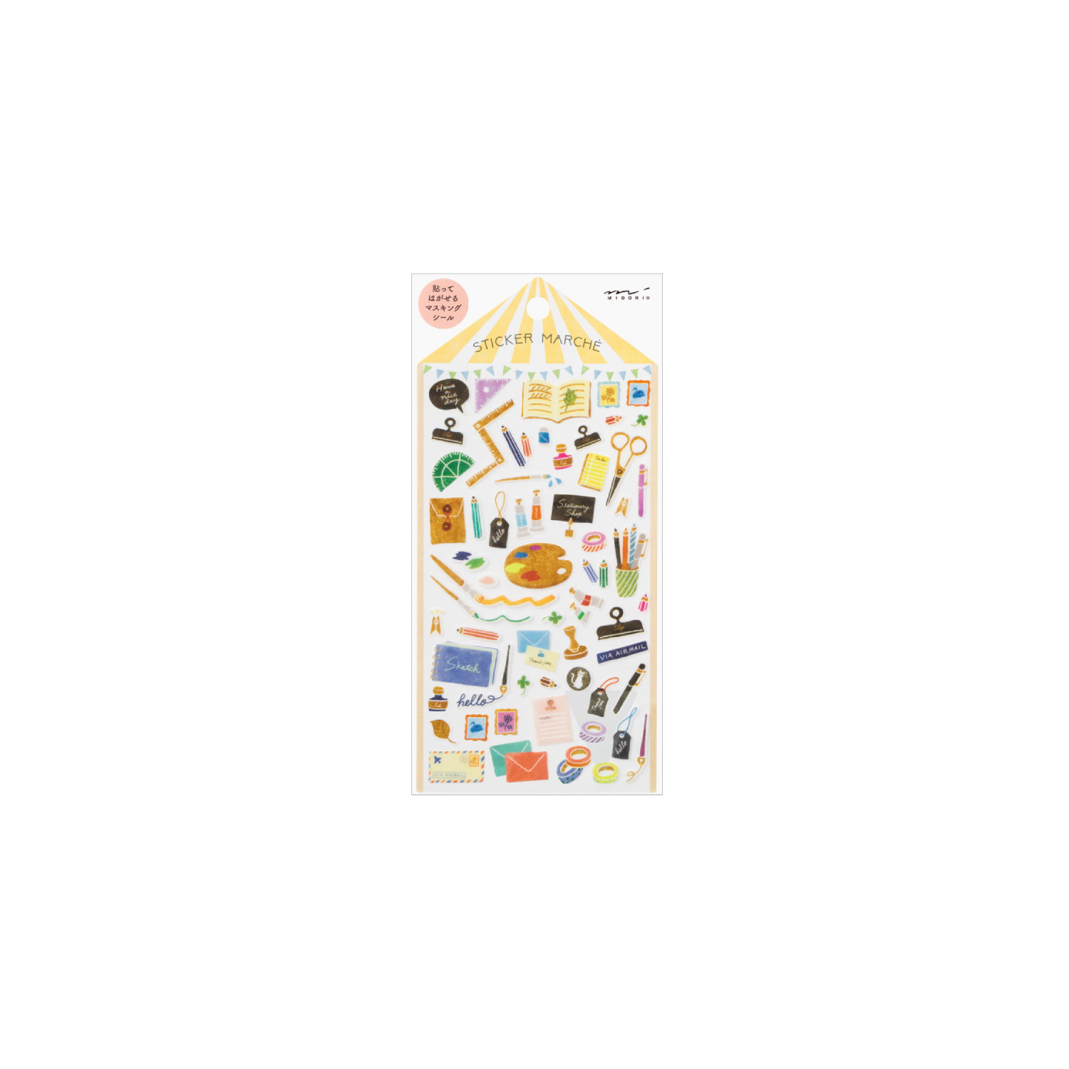 10. Stickers Stationery * Midori