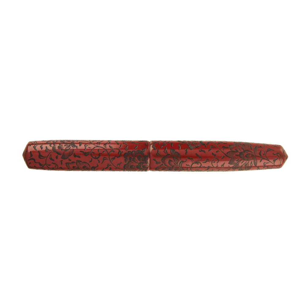 Cpic. Housoge Aka Tamenuri/Charcoal, Cigar Piccolo * Nakaya