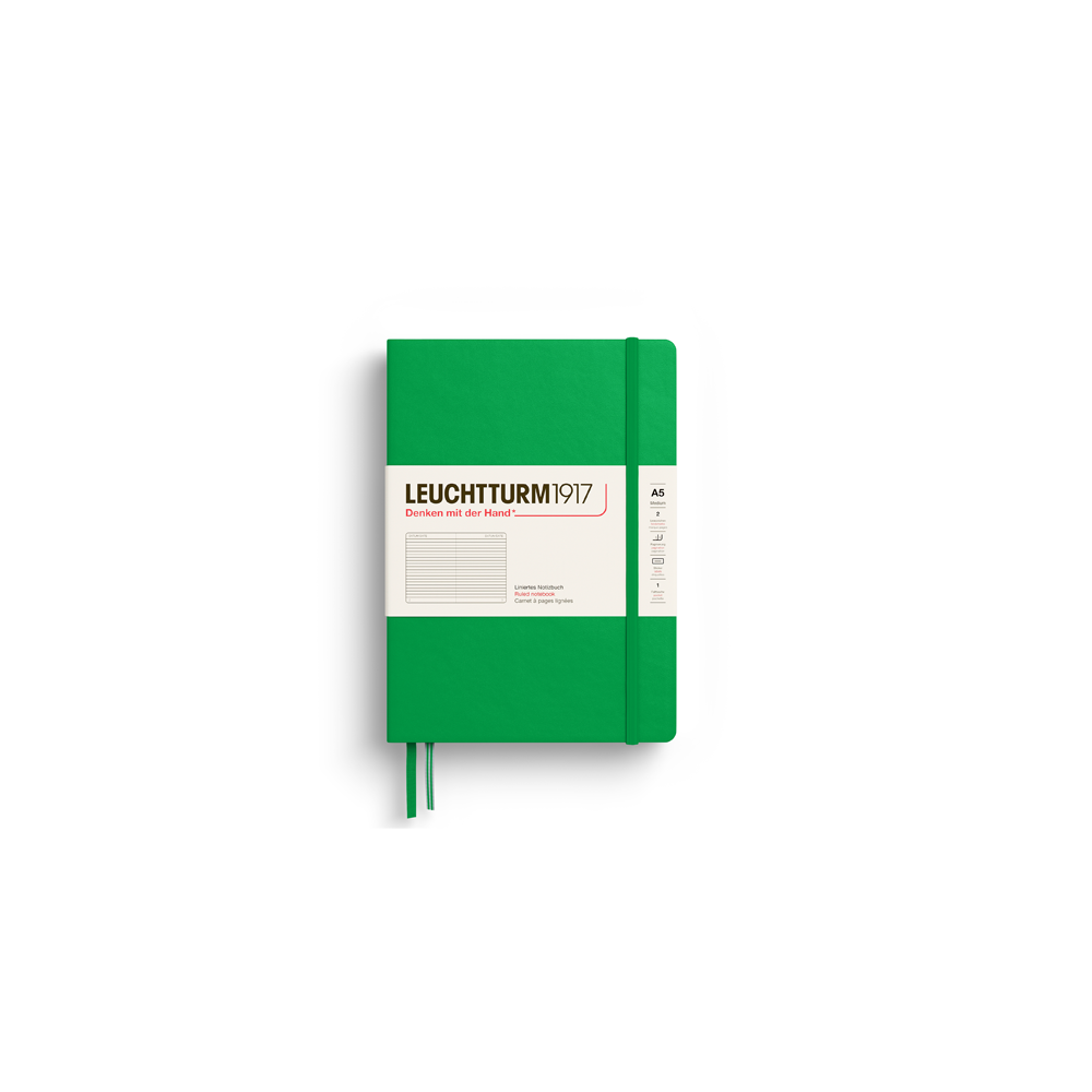 Notebook A5, Hardcover, Spring Green * Leuchtturm1917