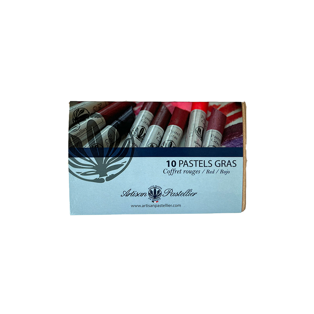 10 Oliepastels Kleurtoon Rood * Artisan Pastellier