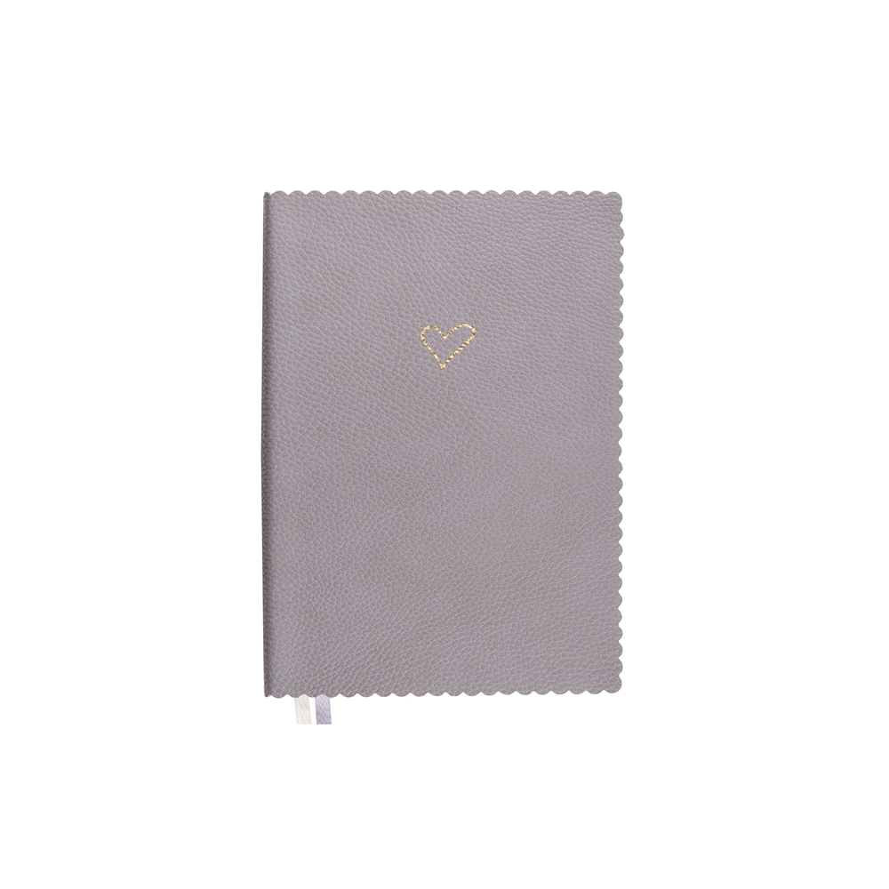 NEW 11. Journal, Taupe, heart * Artebene