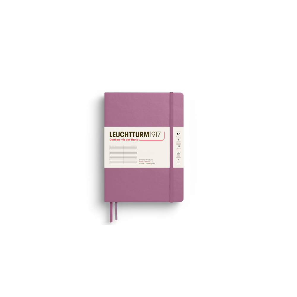 Notebook A5, Hardcover, Dusty Rose * Leuchtturm1917