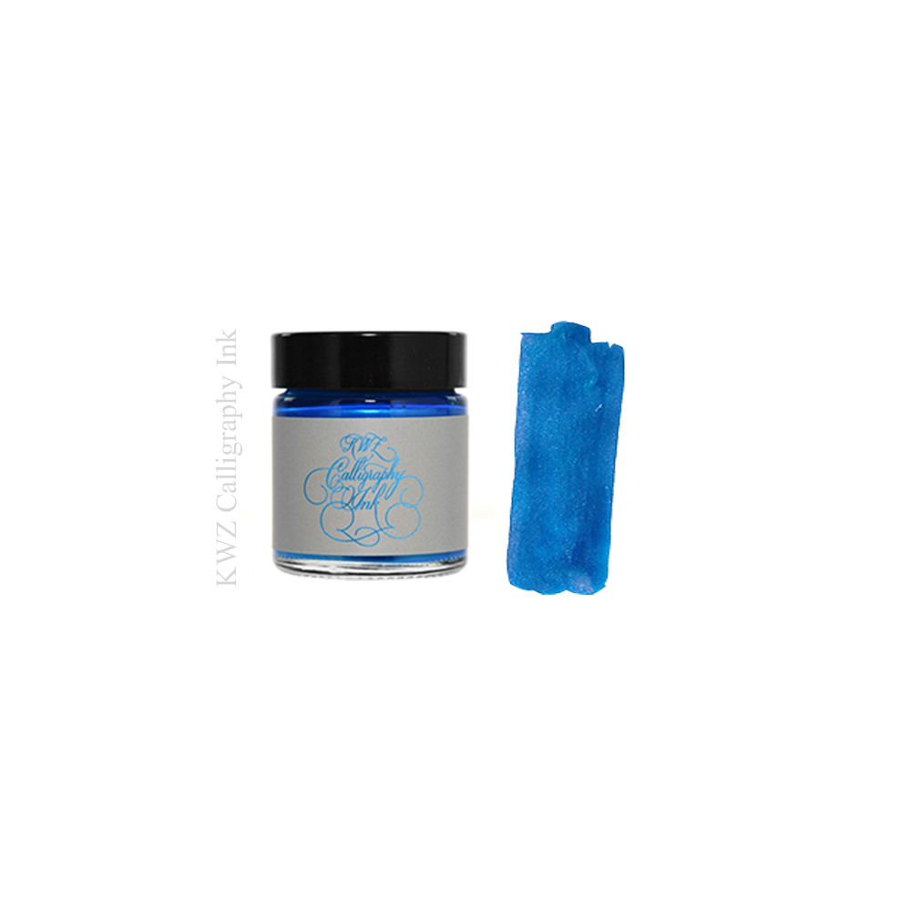 KWZ Pearl Blue, kalligrafie inkt * 5102