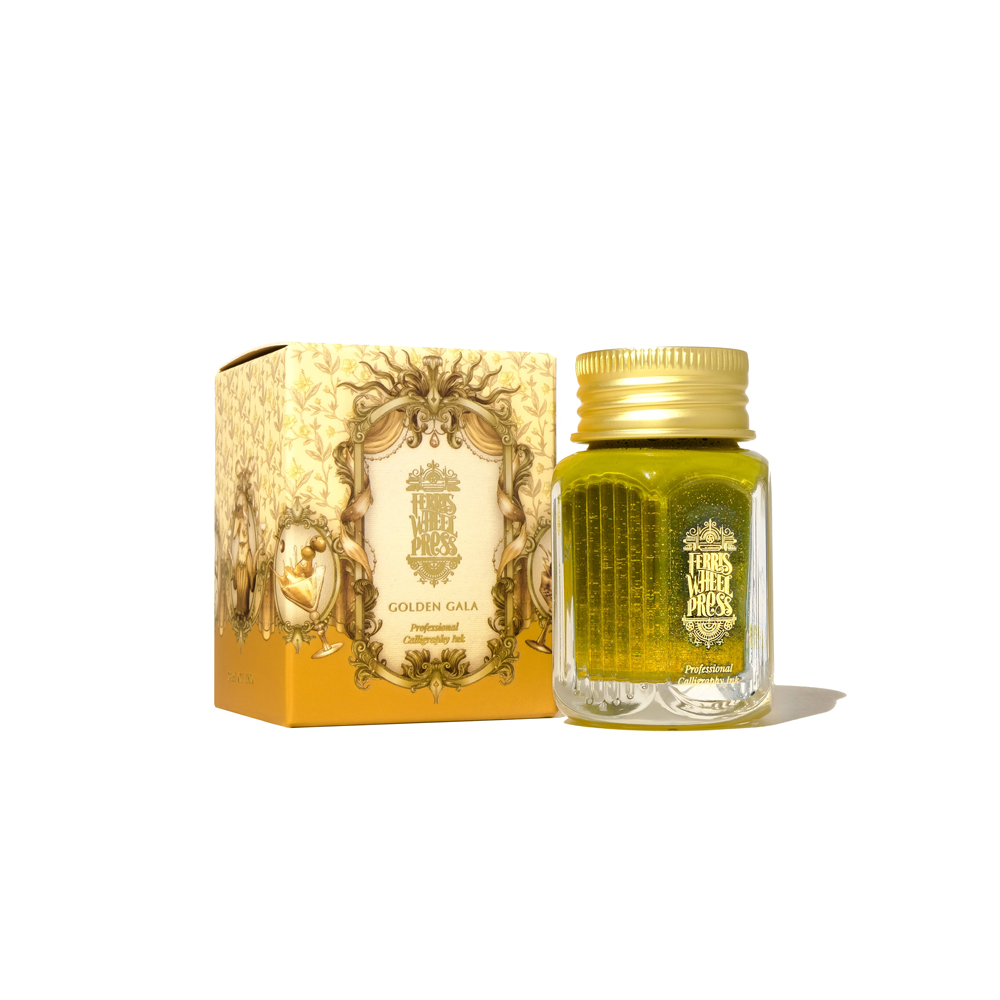 Golden gala, kalligrafie inkt 28ml * Ferris Wheel Press