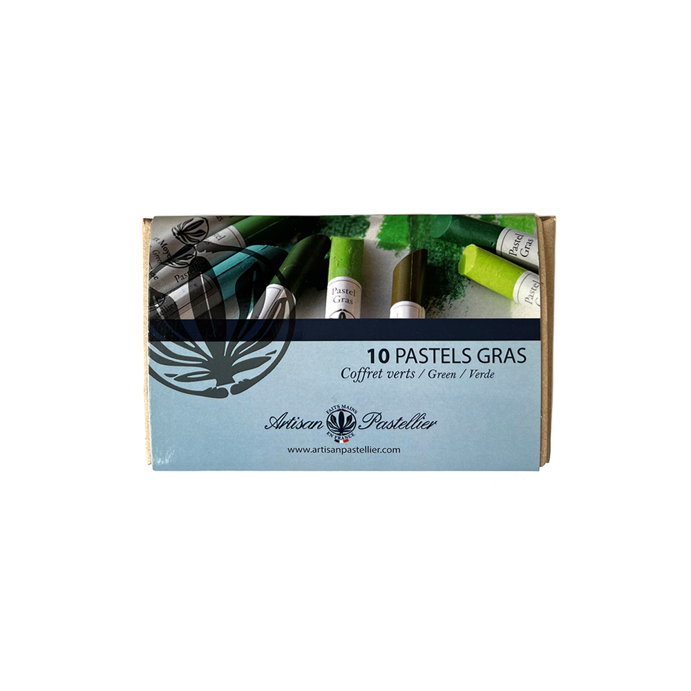 10 Oil pastels colorway Green * Artisan Pastellier