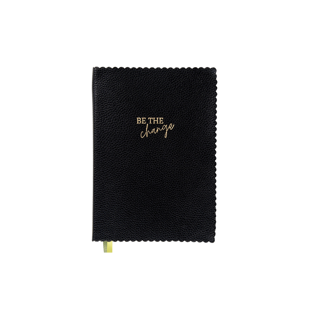 10. Journal, black, Be the change * Artebene