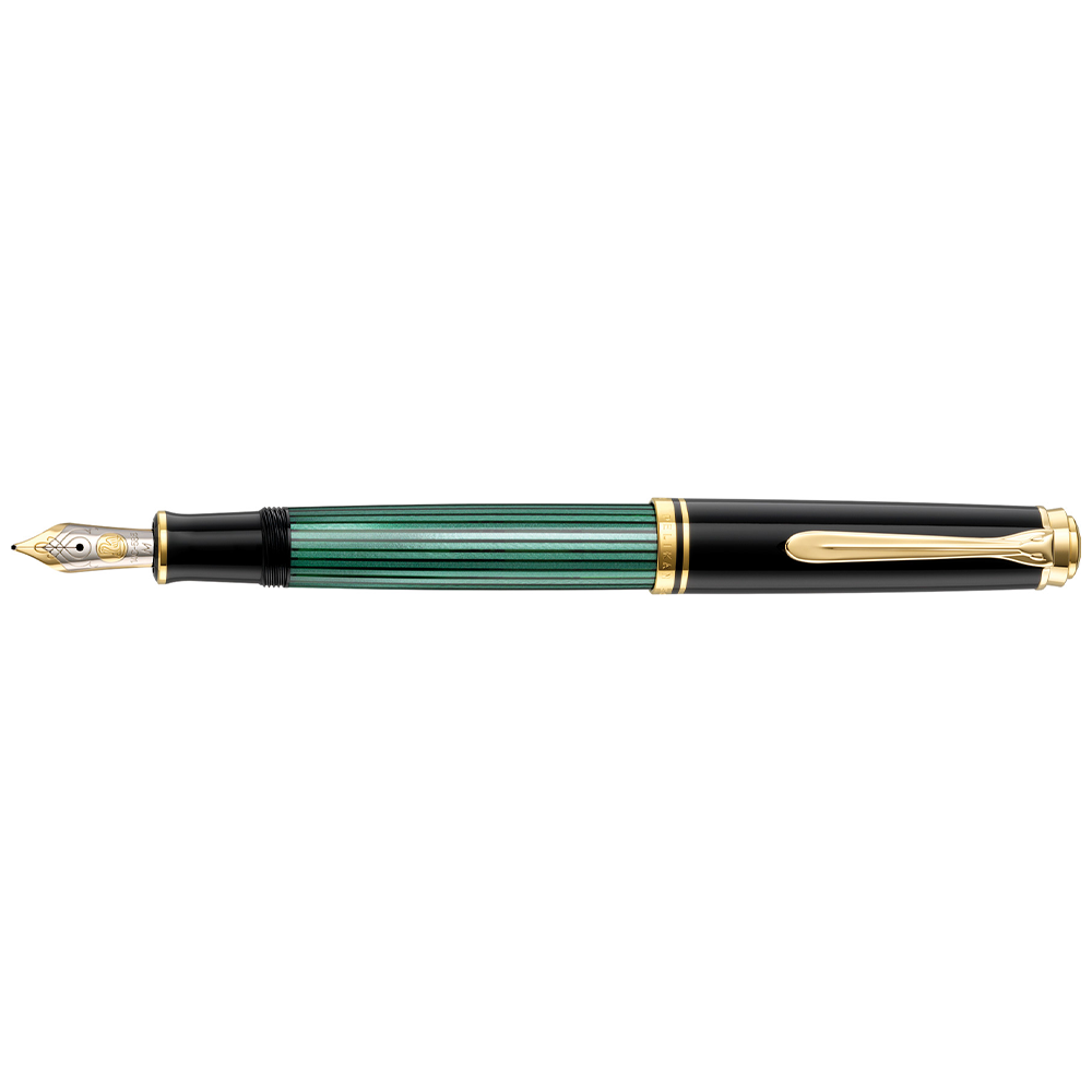 Souverän M600 groen-zwart vulpen * Pelikan