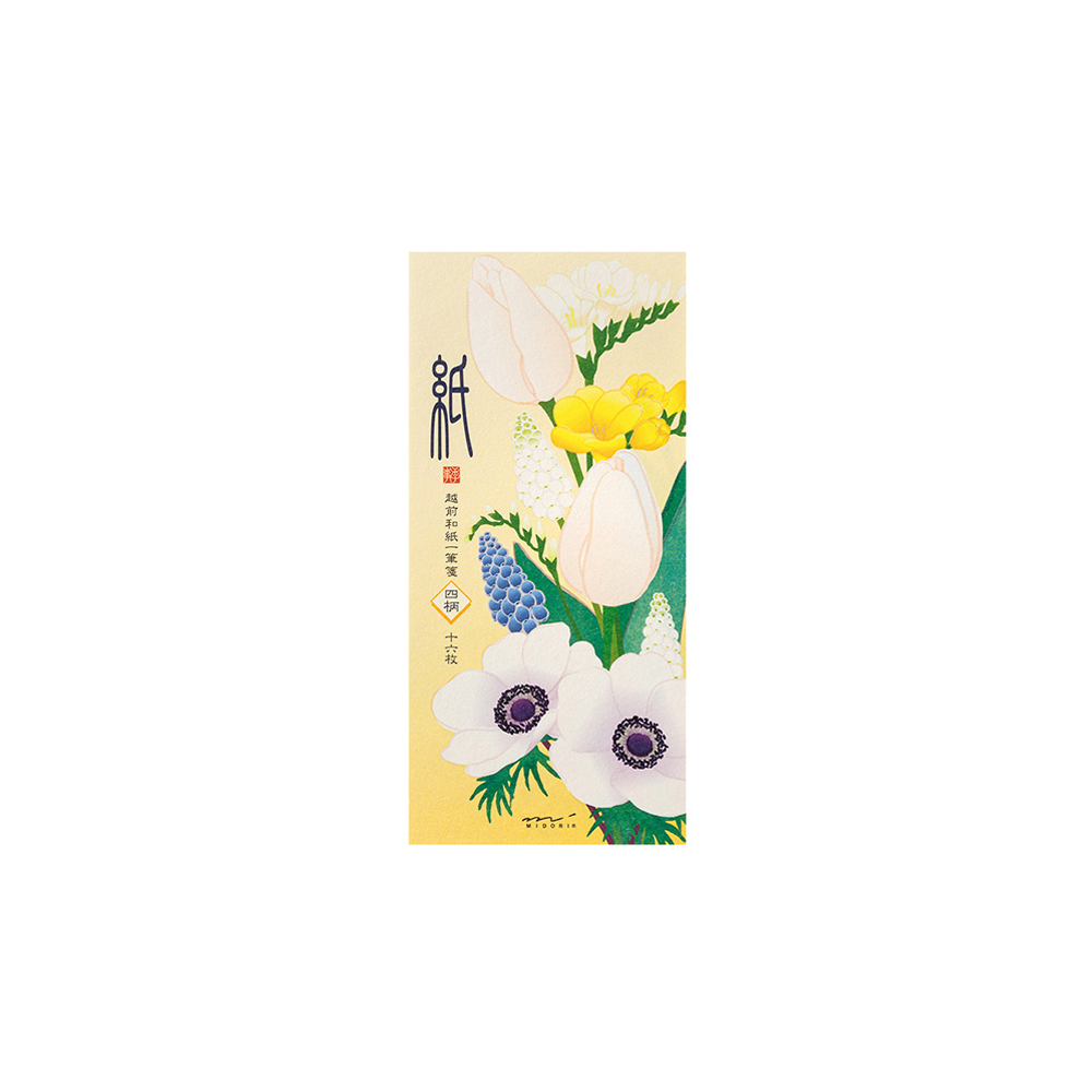 45.3 Spring Flowers '25 Message Pad * Midori