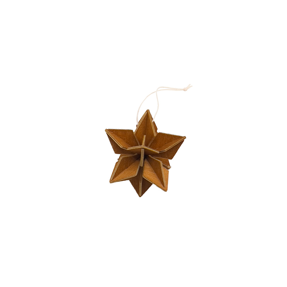 68. Star Cinnamon Brown 5cm *3D puzzelkaart * Lovi