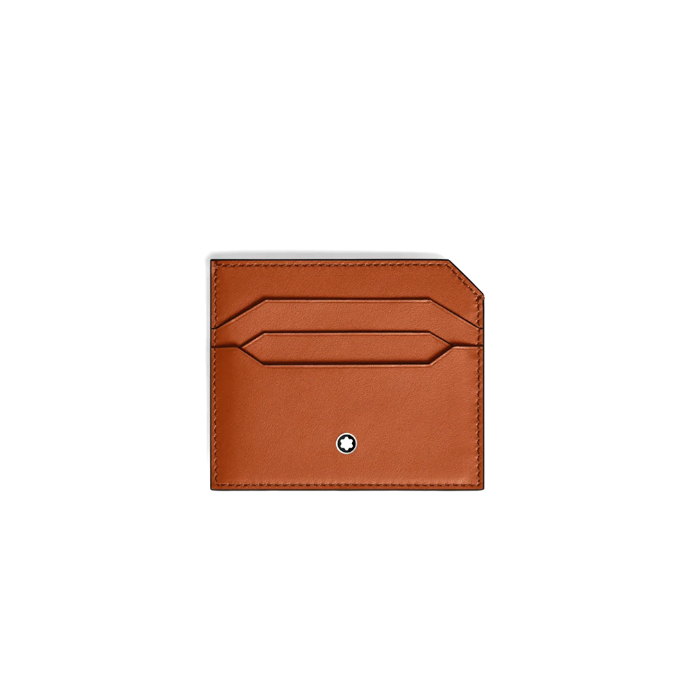 MST credit card holder, Rust * 198809 * Montblanc leather