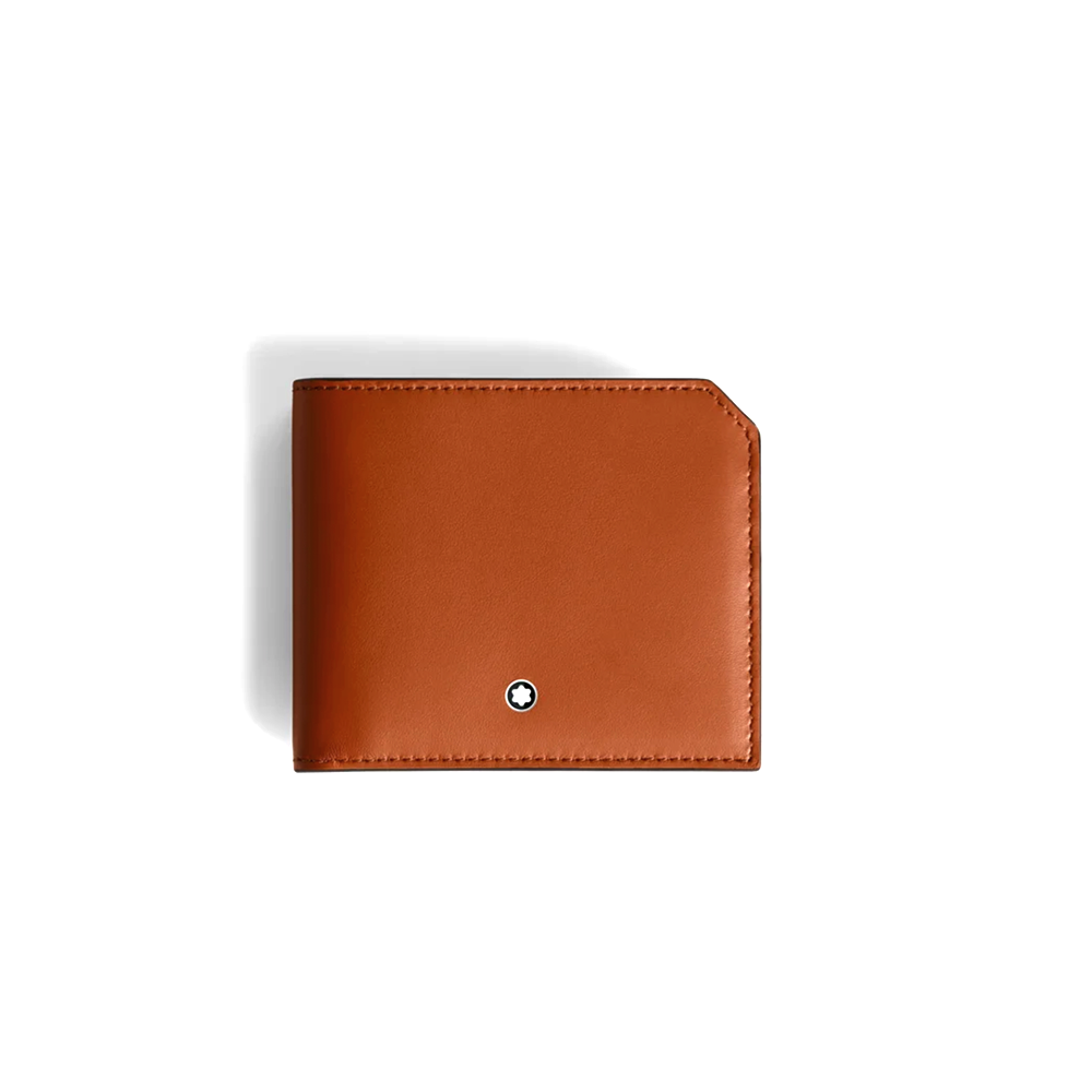 Meisterstück Wallet 6cc Rust * 198744 * Montblanc leather