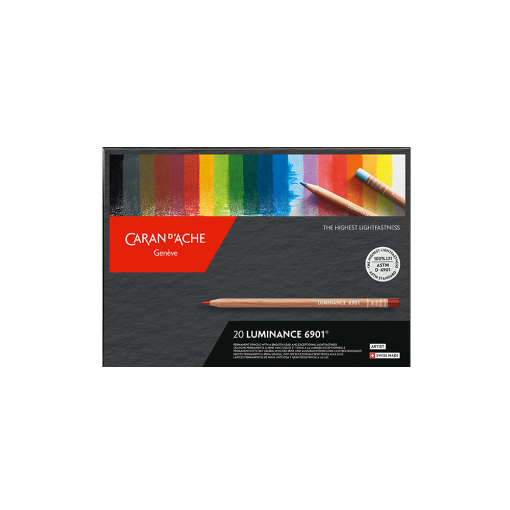 20 Coloured Pencils, Expert Luminance 6901 * Caran d'Ache