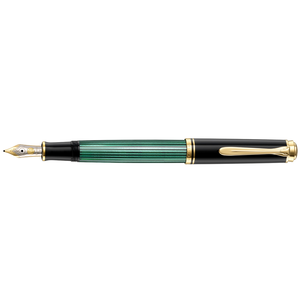 Souverän M400 groen-zwart vulpen * Pelikan