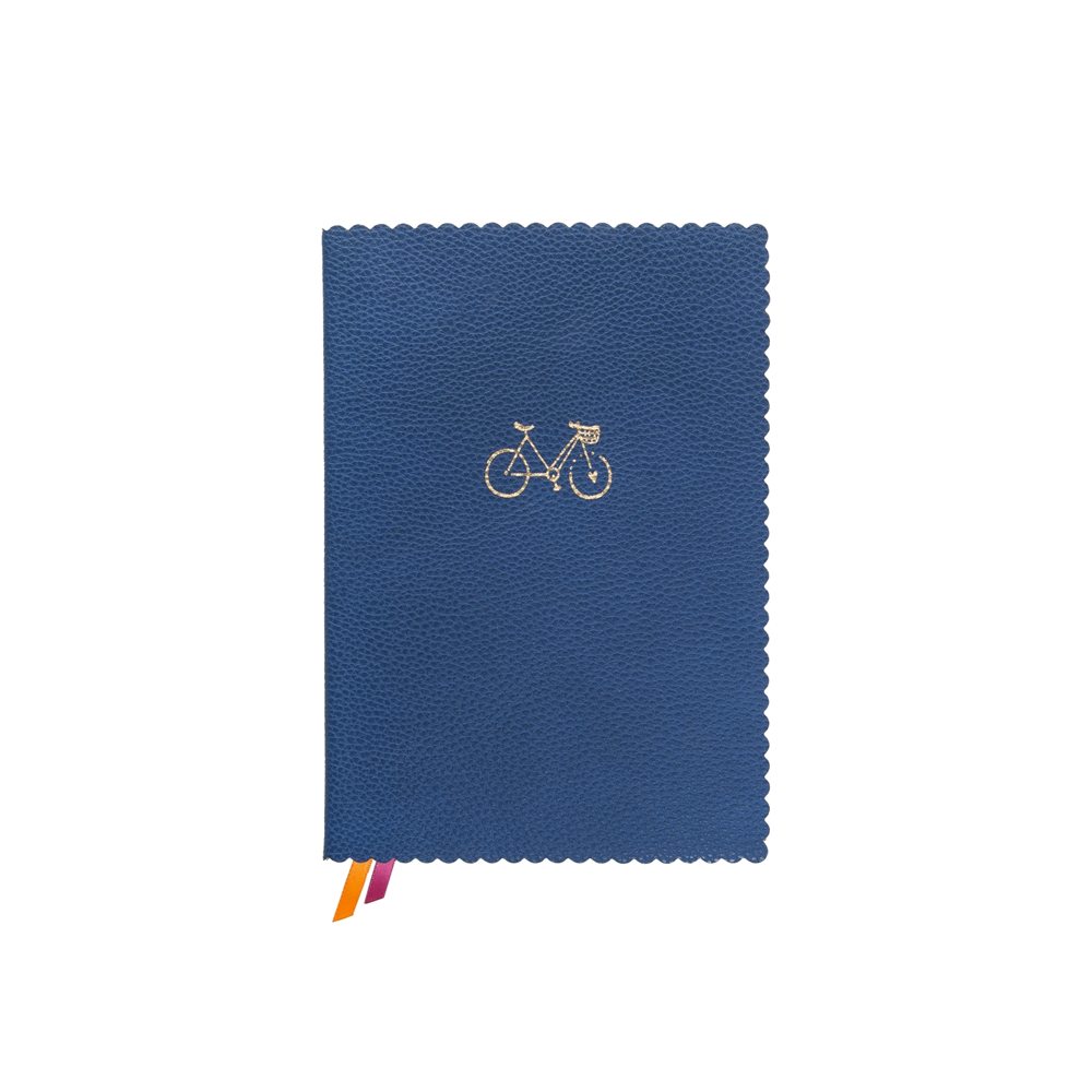 NEW 13. Journal, Dark blue, Bicycle * Artebene